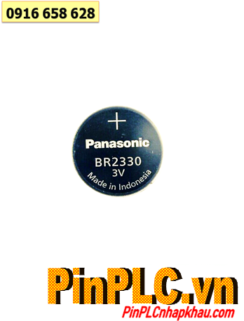Panasonic BR2330; Pin 3v lithium Panasonic BR2330 chính hãng (Xuất xứ Indonesia)